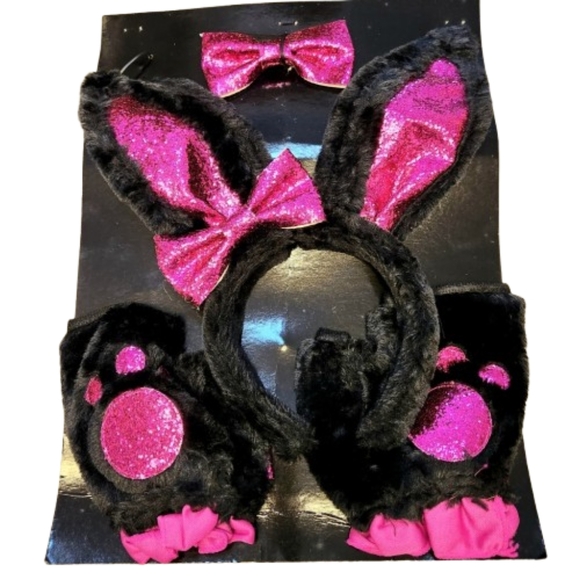 TORRID ☆ BUNNY ☆ GLITTER ☆ COSTUME ACCESSORIES KIT ☆ NIP - Picture 3 of 10